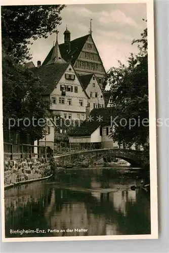 AK / Ansichtskarte Bietigheim Baden Partie an der Metter Kat. Bietigheim