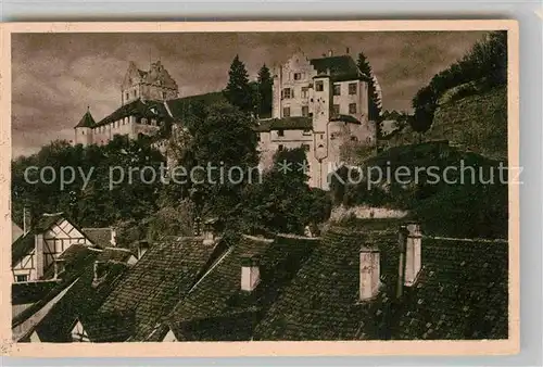 AK / Ansichtskarte Meersburg Bodensee Altes Schloss Vorderansicht Kat. Meersburg