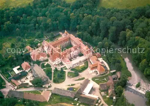 AK / Ansichtskarte Ostritz Fliegeraufnahme Zisterzienserabtei Klosterstift St. Marienthal Kat. Ostritz