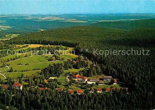 AK / Ansichtskarte Freudenstadt Kurhaus Teuchelwald Sanatorium Hochfreudenstadt Kienberg Schwarzwald Fliegeraufnahme Kat. Freudenstadt