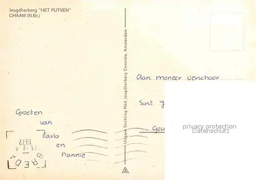 AK / Ansichtskarte Chaam Jeugdherberg Het Putven