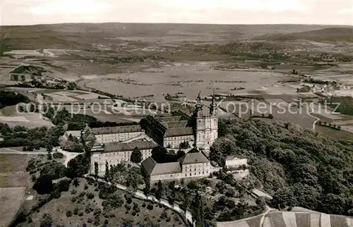 AK / Ansichtskarte Banz Bad Staffelstein Schloss Fliegeraufnahme