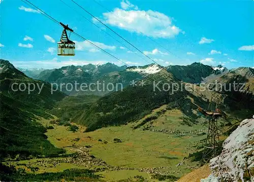 AK / Ansichtskarte Seilbahn Tiroler Zugspitzbahn Ehrwalder Talbecken  Kat. Bahnen