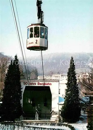 AK / Ansichtskarte Seilbahn Bad Harzburg  Kat. Bahnen