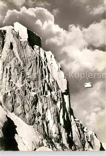 AK / Ansichtskarte Seilbahn Teleferique de l Aiguille du Midi  Kat. Bahnen