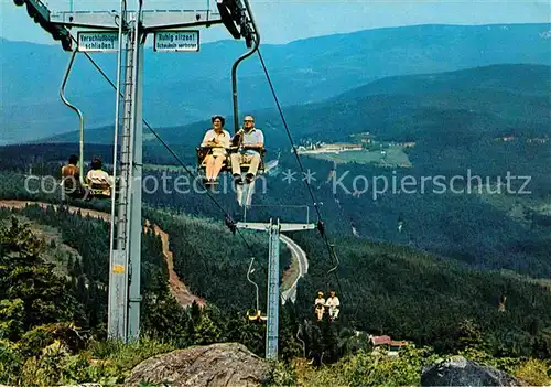 AK / Ansichtskarte Sessellift Arber Bayerischer Wald  Kat. Bahnen