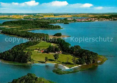 AK / Ansichtskarte Ploen See Prinzeninsel Fliegeraufnahme Kat. Ploen