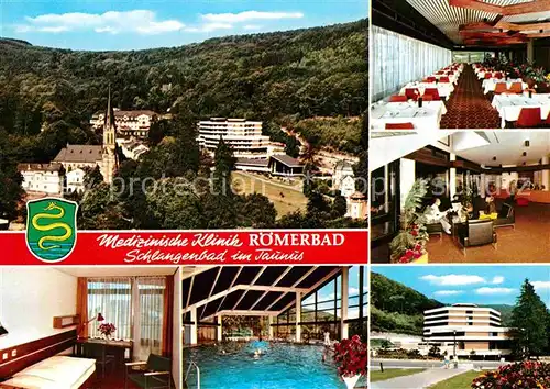 AK / Ansichtskarte Schlangenbad Taunus Roemerbad Klinik Kat. Schlangenbad