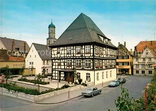 AK / Ansichtskarte Biberach Riss Ochsenhauser Hof Fachwerk Kat. Biberach an der Riss