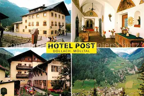 AK / Ansichtskarte Doellach Kaernten Moelltal Hotel Post Kat. 