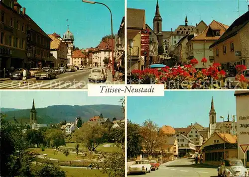 AK / Ansichtskarte Titisee Neustadt Teilansichten Innenstadt Stadtpark Kurort Schwarzwald Kat. Titisee Neustadt