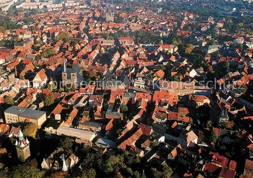 AK / Ansichtskarte Quedlinburg 1000jaehrige Fachwerkstadt Fliegeraufnahme Kat. Quedlinburg