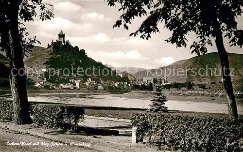 AK / Ansichtskarte Cochem Mosel Burg Cochem und Winnenburg Kat. Cochem