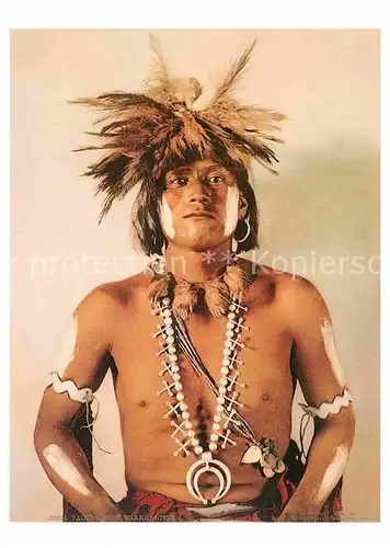 AK / Ansichtskarte Indianer Native American Taqui Moki Snake Priest Pueblo Indian 1902 Kat. Regionales