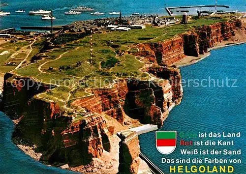 AK / Ansichtskarte Helgoland Fliegeraufnahme Kat. Helgoland