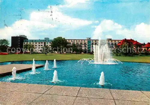 AK / Ansichtskarte Bad Nauheim Sanatorium Wasserspiele Kat. Bad Nauheim