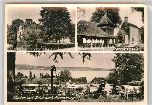 AK / Ansichtskarte Meersburg Bodensee Lorettokapelle Garten Kat. Meersburg