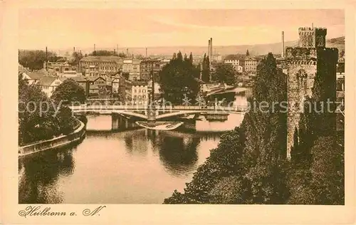 AK / Ansichtskarte Heilbronn Neckar Goetzenturm Stadtansicht Kat. Heilbronn