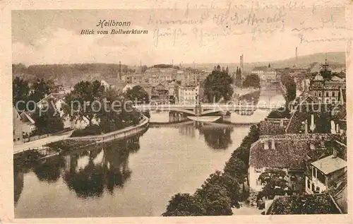 AK / Ansichtskarte Heilbronn Neckar Blick vom Bollwerkturm Kat. Heilbronn