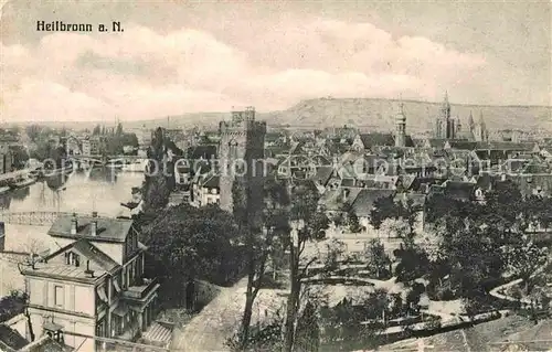 AK / Ansichtskarte Heilbronn Neckar Goetzenturm Kirchen  Kat. Heilbronn