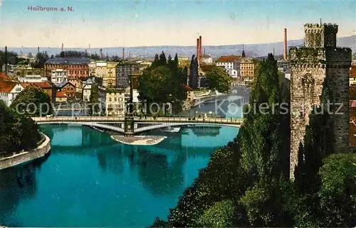 AK / Ansichtskarte Heilbronn Neckar Goetzenturm Panorama Kat. Heilbronn