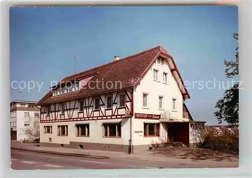 AK / Ansichtskarte Meersburg Bodensee Gasthaus zum Gruenen Baum Kat. Meersburg