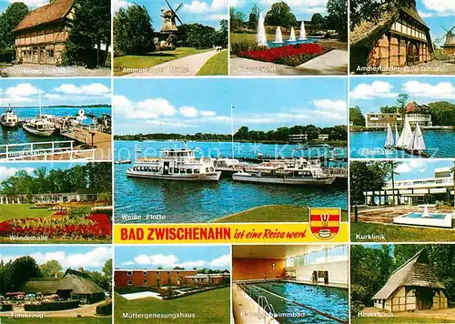 AK / Ansichtskarte Bad Zwischenahn Weisse Flotte Muettergenesungshaus Faehrhaus  Kat. Bad Zwischenahn