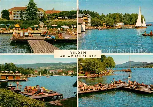 AK / Ansichtskarte Velden Woerther See Seepartien Kat. Velden am Woerther See