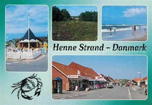 AK / Ansichtskarte Henne Strand Ortspartie Strand Kat. Daenemark