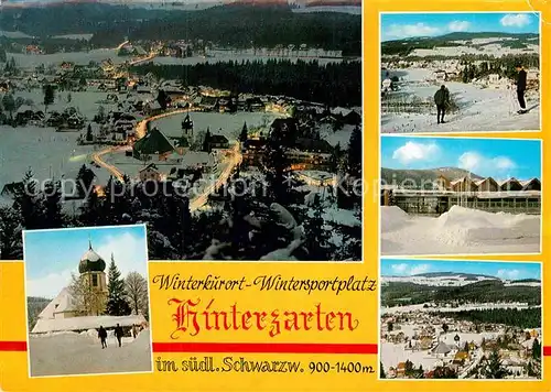 AK / Ansichtskarte Hinterzarten Kirche Ski Kat. Hinterzarten