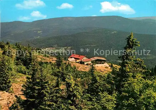 AK / Ansichtskarte Grosser Arber Fliegeraufnahme Arberschutzhaus Kat. Bayerisch Eisenstein