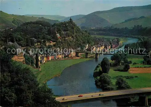 AK / Ansichtskarte Saarburg Saar Fliegeraufnahme Saarpartie Kat. Saarburg