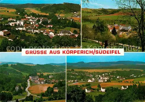 AK / Ansichtskarte Koerperich Eifel Fliegeraufnahme Kat. Koerperich