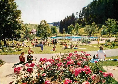 AK / Ansichtskarte Rodt Lossburg Freischwimmbad Luftkurort im Schwarzwald Kat. Lossburg