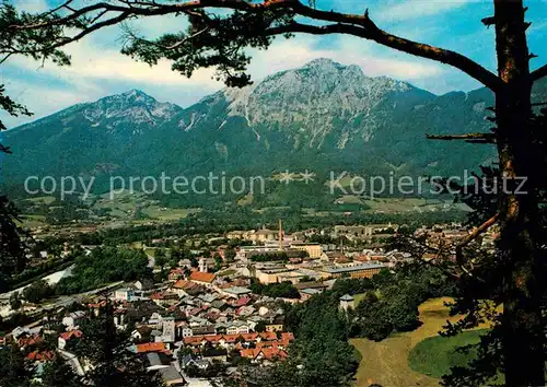 AK / Ansichtskarte Bad Reichenhall Panorama Blick zum Zwiesel und Hochstaufen Chiemgauer Alpen Kat. Bad Reichenhall