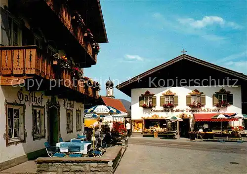 AK / Ansichtskarte Wallgau Gasthof Hotel Lebensmittel Laden Kat. Wallgau