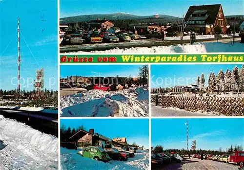 AK / Ansichtskarte Torfhaus Harz Sendeanlagen Panorama Teilansichten Kat. Altenau