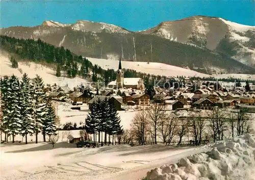 AK / Ansichtskarte Oberstaufen Panorama Kat. Oberstaufen