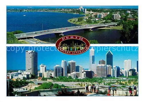 AK / Ansichtskarte Perth Western Australia City and Narrows Bridge Kat. Perth