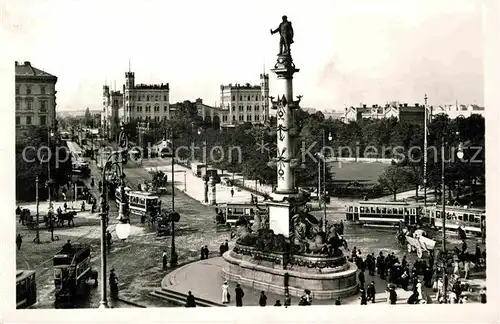 AK / Ansichtskarte Strassenbahn Wien Praterstern Nordbahnhof  Kat. Strassenbahn