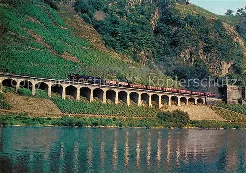 AK / Ansichtskarte Eisenbahn Dampf Gueterzuglokomotive Baureihe 44 Prinzkopftunnel Puendericher Hangviadukt Kat. Eisenbahn