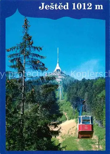 AK / Ansichtskarte Seilbahn Jested Liberec Kat. Bahnen