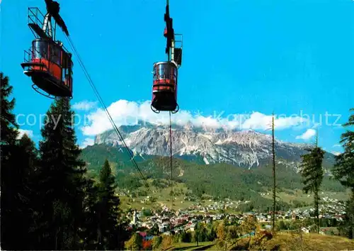 AK / Ansichtskarte Seilbahn Funivia Cortina Faloria  Kat. Bahnen