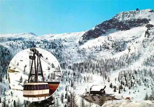 AK / Ansichtskarte Seilbahn Passo S. Pellegrino Dolomiti Funivia Col Margherita  Kat. Bahnen