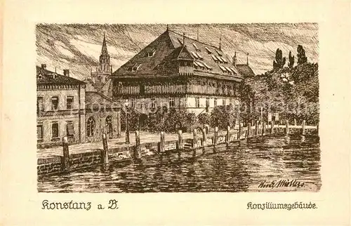 AK / Ansichtskarte Konstanz Bodensee Konziliumsgebaeude Kat. Konstanz