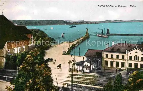 AK / Ansichtskarte Konstanz Bodensee Hafen Kat. Konstanz