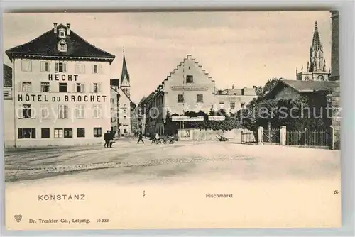 AK / Ansichtskarte Meersburg Bodensee Fischmarkt Kat. Meersburg