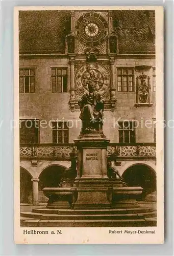 AK / Ansichtskarte Heilbronn Neckar Robert Mayer Denkmal Kat. Heilbronn