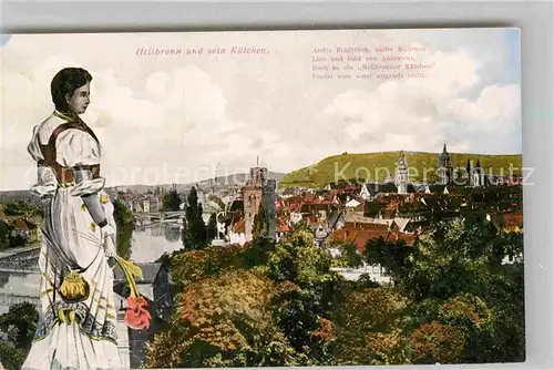 AK / Ansichtskarte Heilbronn Neckar Kaetchen Goetzenturm Kilianskirche  Kat. Heilbronn