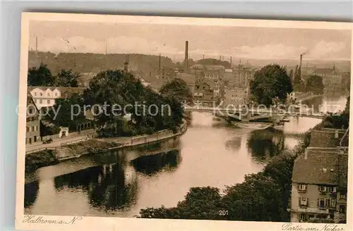 AK / Ansichtskarte Heilbronn Neckar Partie am Neckar Kat. Heilbronn